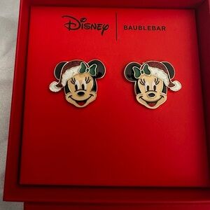 Baublebar X Disney Minnie Mouse Christmas Earrings